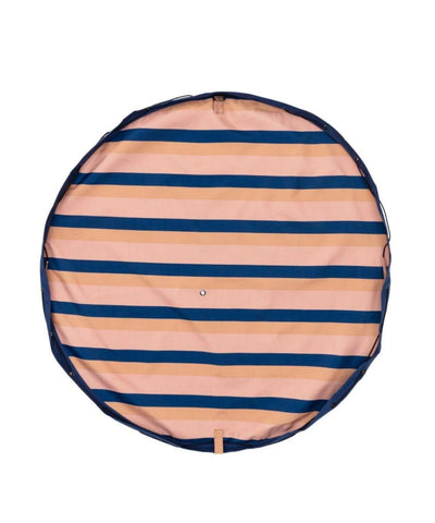 Playandgo Opbergzak / Speelmat Mokka Stripes Outdoor