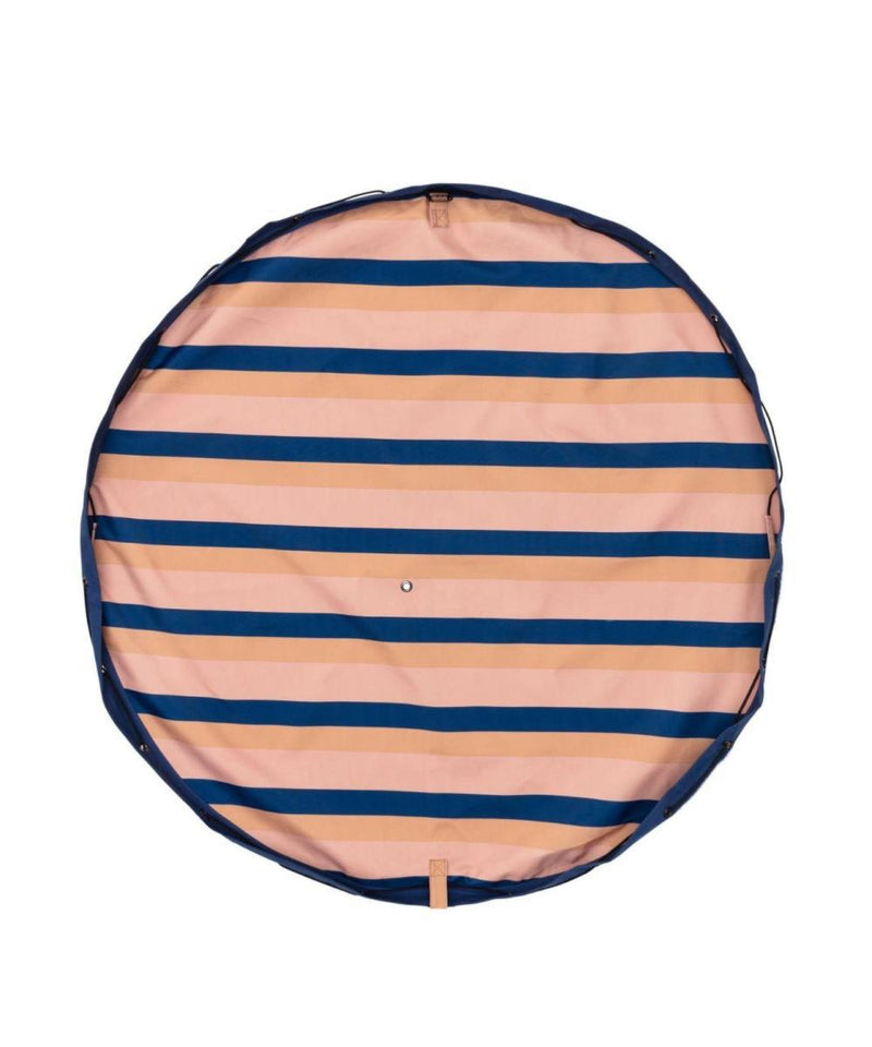 Playandgo Opbergzak / Speelmat Mokka Stripes Outdoor