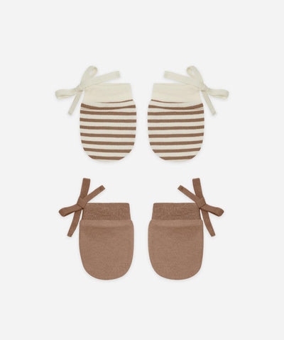 Quincy Mae Baby No Scratch Mittens Cocoa