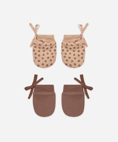 Quincy Mae Baby No Scratch Mittens Ditsy Bloom