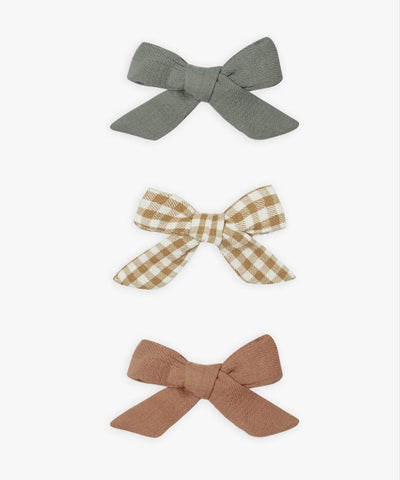 Quincy Mae Bow With Clip Set Of 3