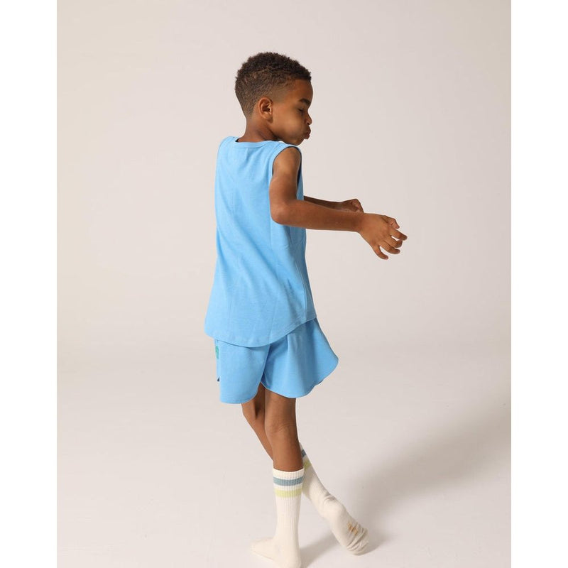 Raquette Baseline Azure Top