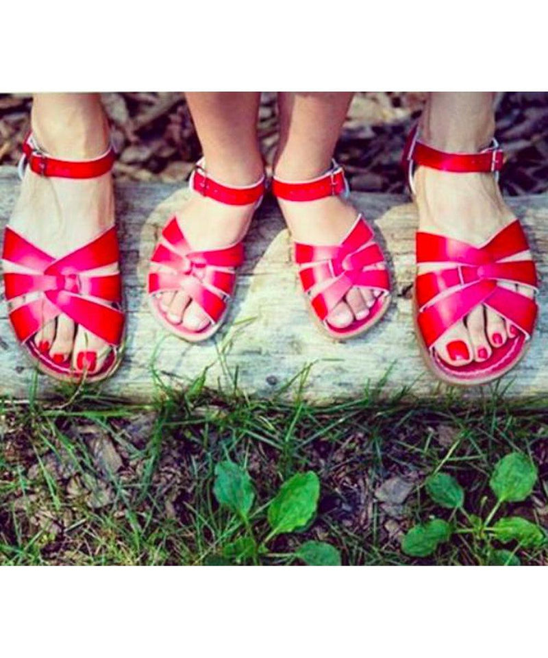 Salt Water Sandal Original Candy Red Kids and Adults