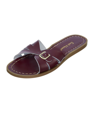 Salt-Water Sandals Adult Classic Slide Claret