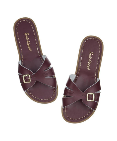 Salt - Water Sandals Adult Classic Slide Claret - Studio Play