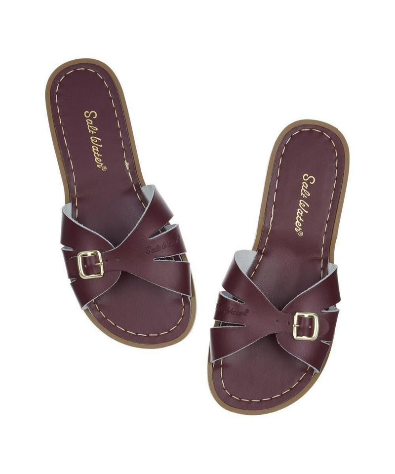 Salt - Water Sandals Adult Classic Slide Claret - Studio Play