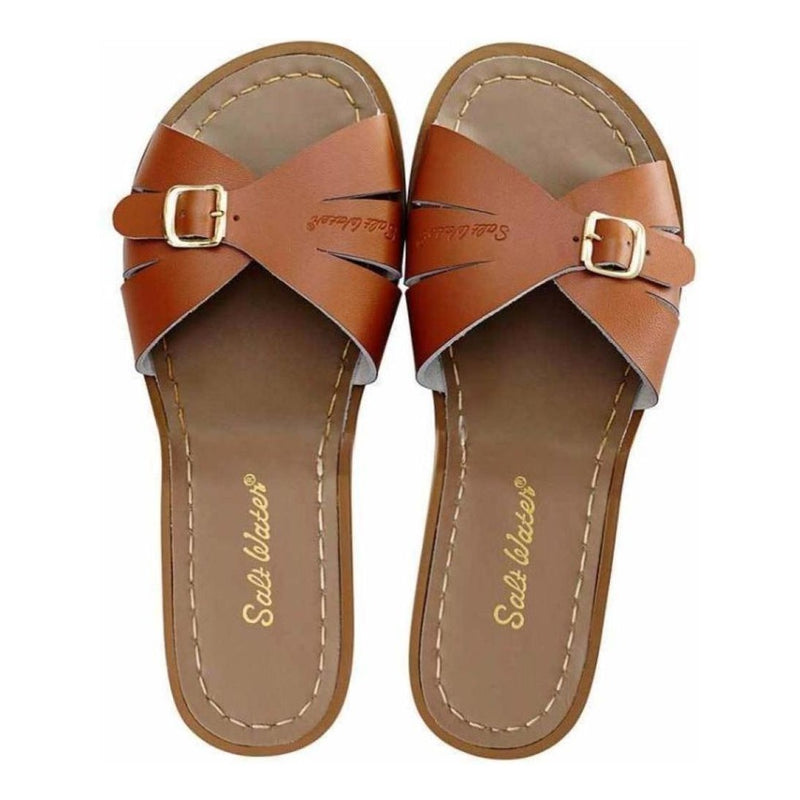 Salt - Water Sandals Adult Classic Slide Tan - Studio Play