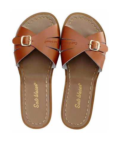Salt-Water Sandals Adult Classic Slide Tan