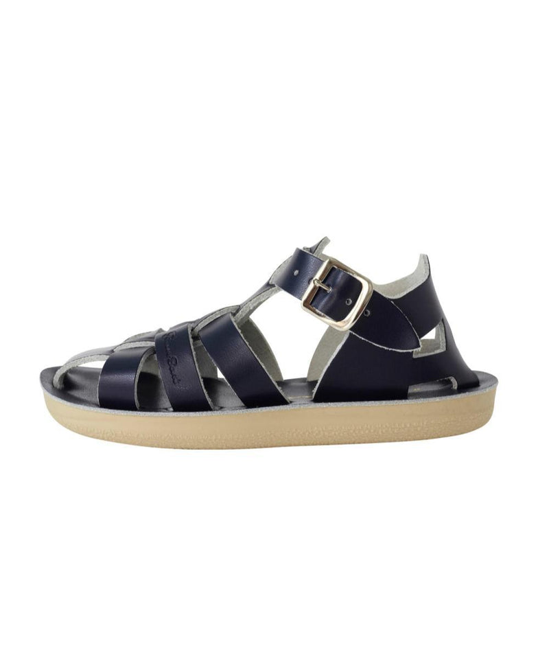 Salt-Water Sandals Kids Shark Navy