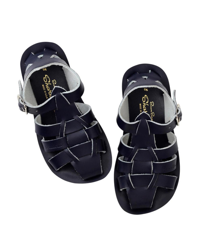 Salt-Water Sandals Kids Shark Navy