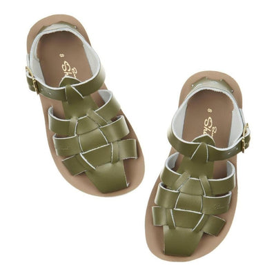 Salt - Water Sandals Kids Shark Olive - Studio Play