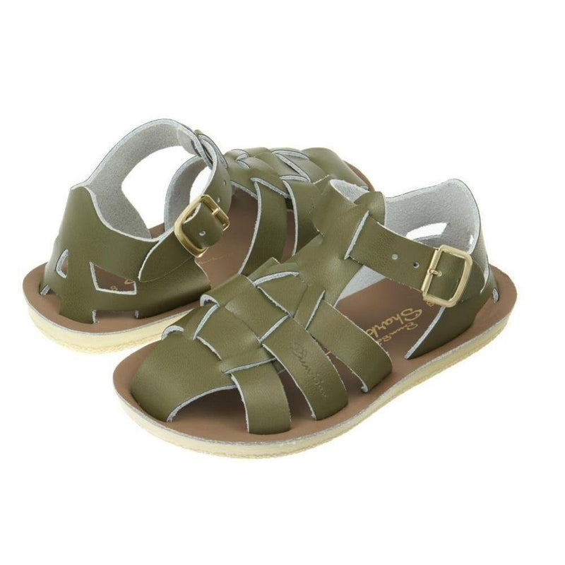 Salt - Water Sandals Kids Shark Olive - Studio Play