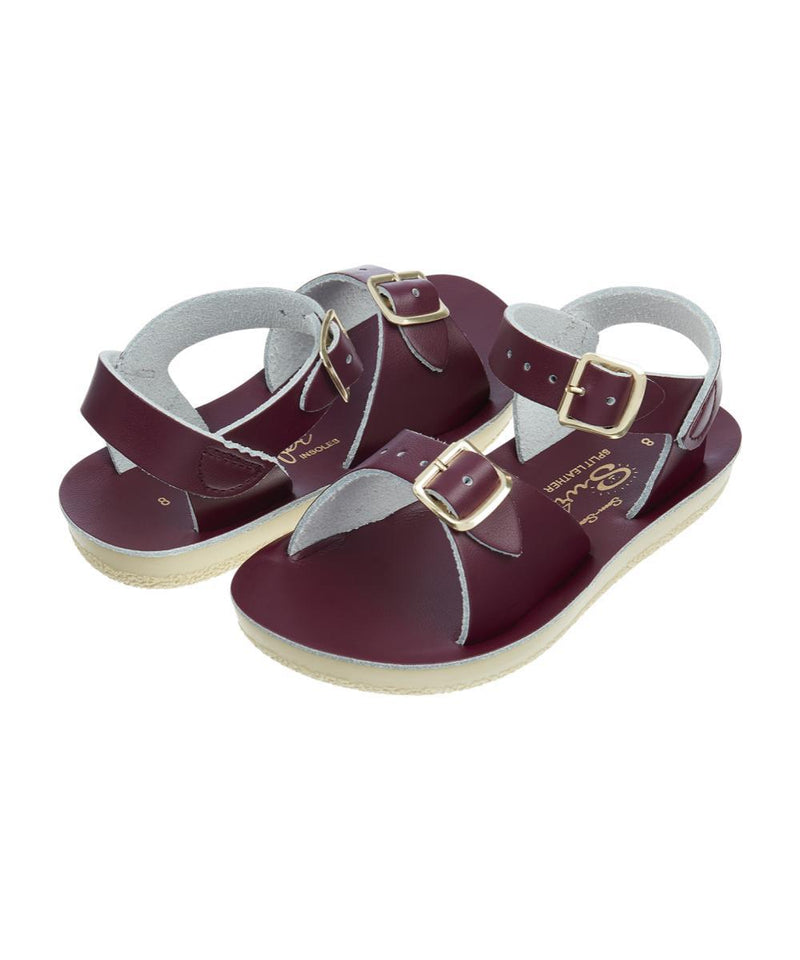 Salt-Water Sandals Kids Surfer Claret