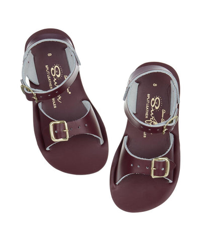 Salt-Water Sandals Kids Surfer Claret