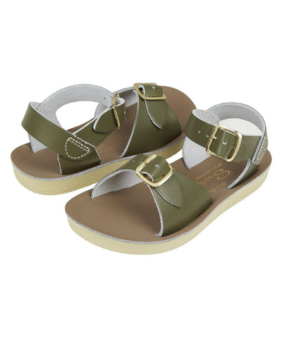 Salt-Water Sandals Kids Surfer Olive