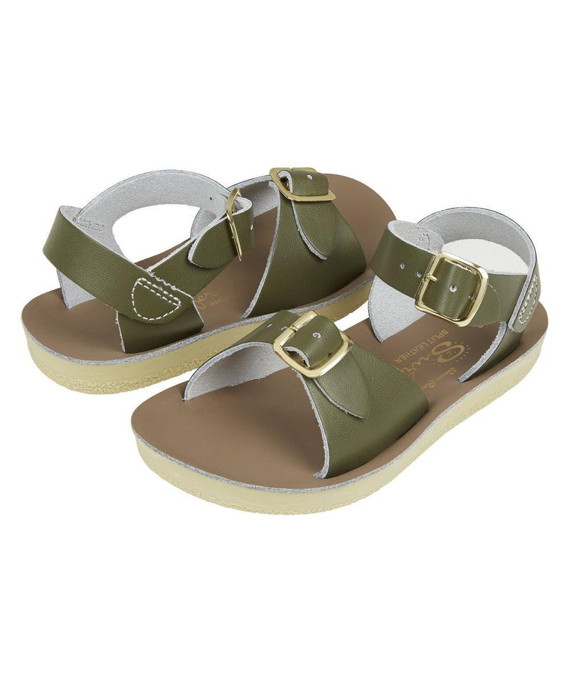 Salt-Water Sandals Kids Surfer Olive