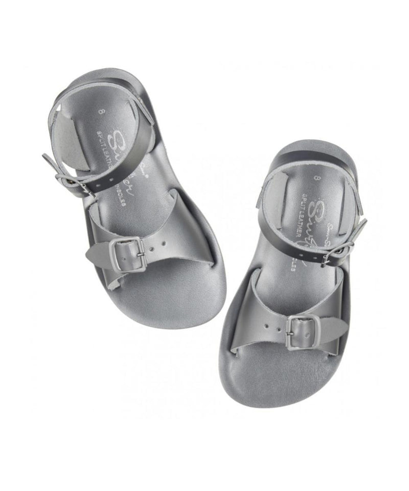 Salt-Water Sandals Kids Surfer Pewter