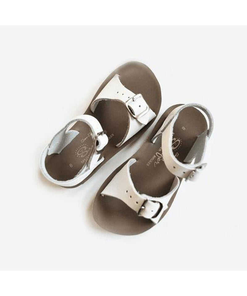 Salt-water Sandals Kids Surfer White