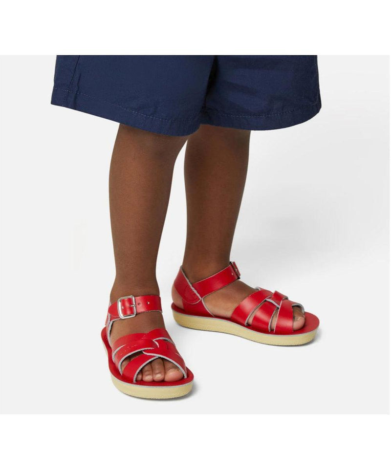 Salt-Water Sandals Kids Swimmer Red