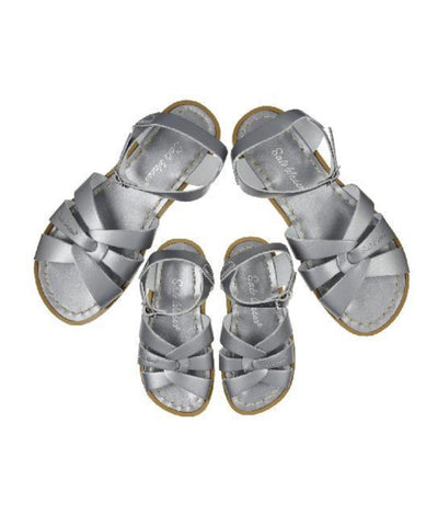 Salt-Water Sandals Original Pewter Kids and Adults