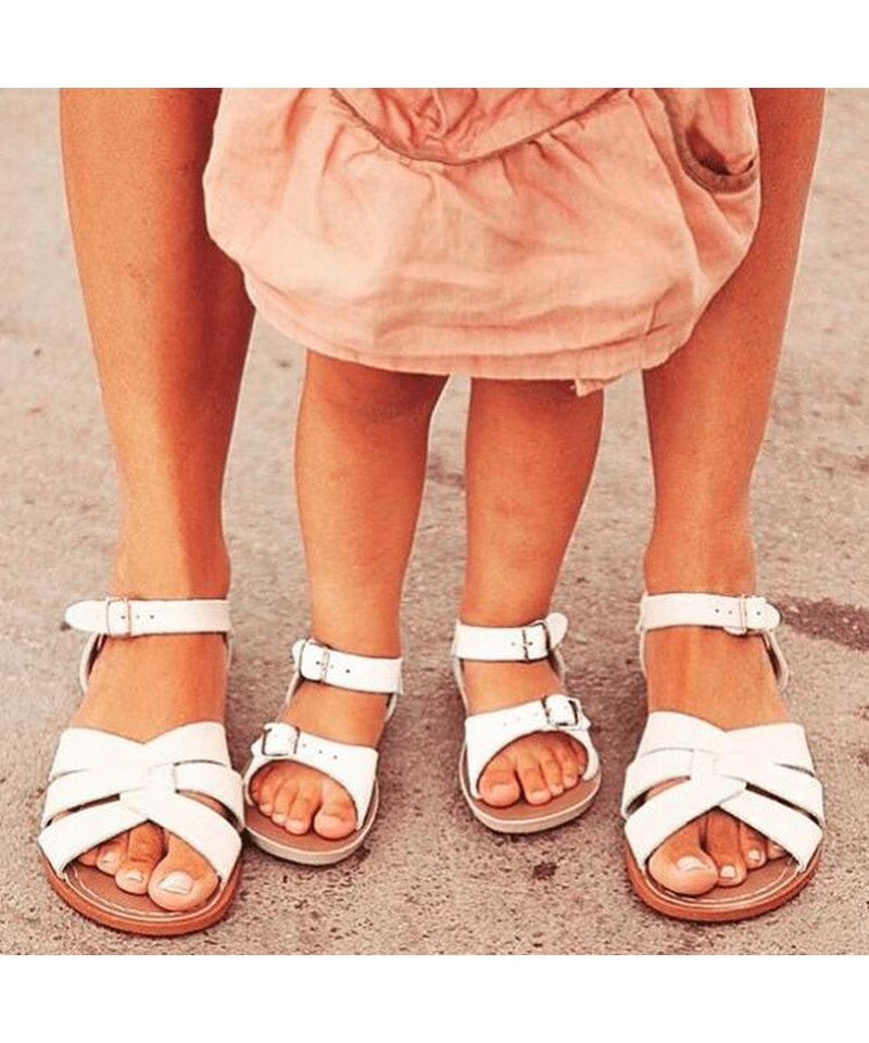 Salt-Water Sandals Original White Kids and Adults