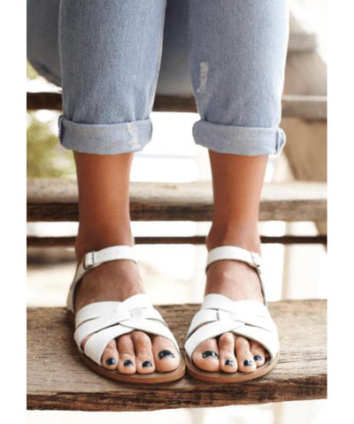 Salt-Water Sandals Original White Kids and Adults
