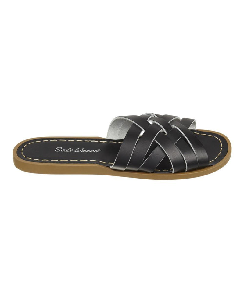 Salt-Water Sandals Retro Slide Black