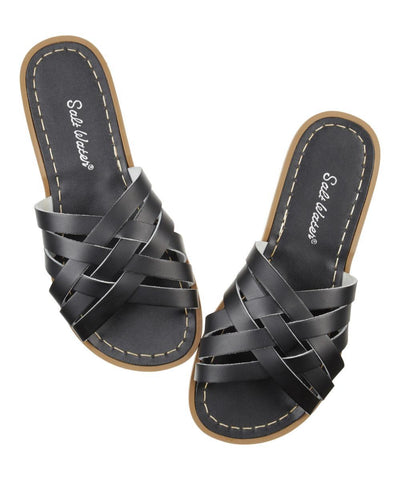Salt-Water Sandals Retro Slide Black