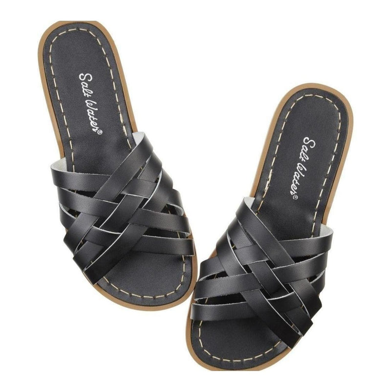 Salt - Water Sandals Retro Slide Black - Studio Play