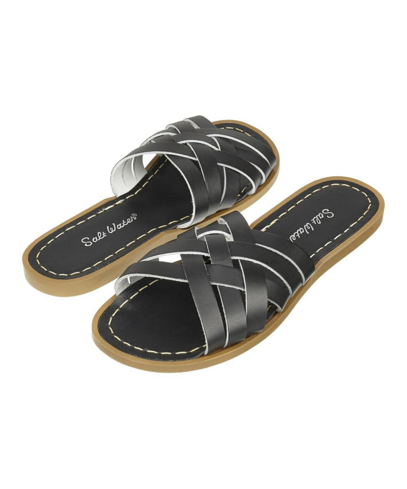 Salt-Water Sandals Retro Slide Black