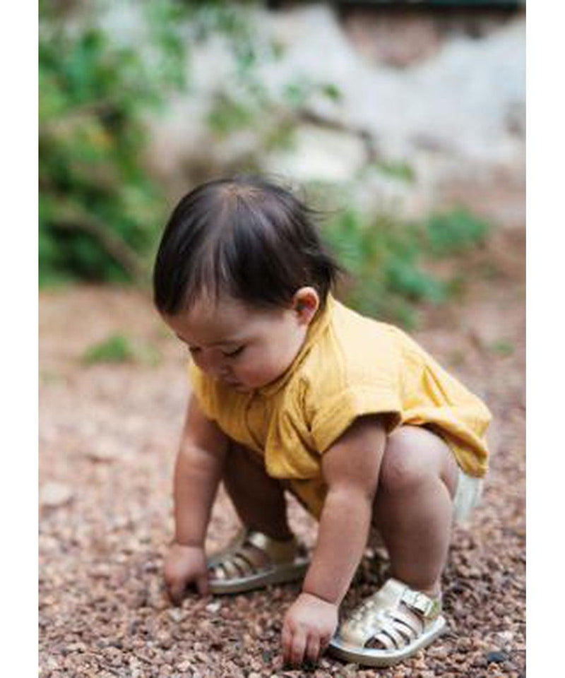 Salt-Water Sandals Toddler Sailor Gold