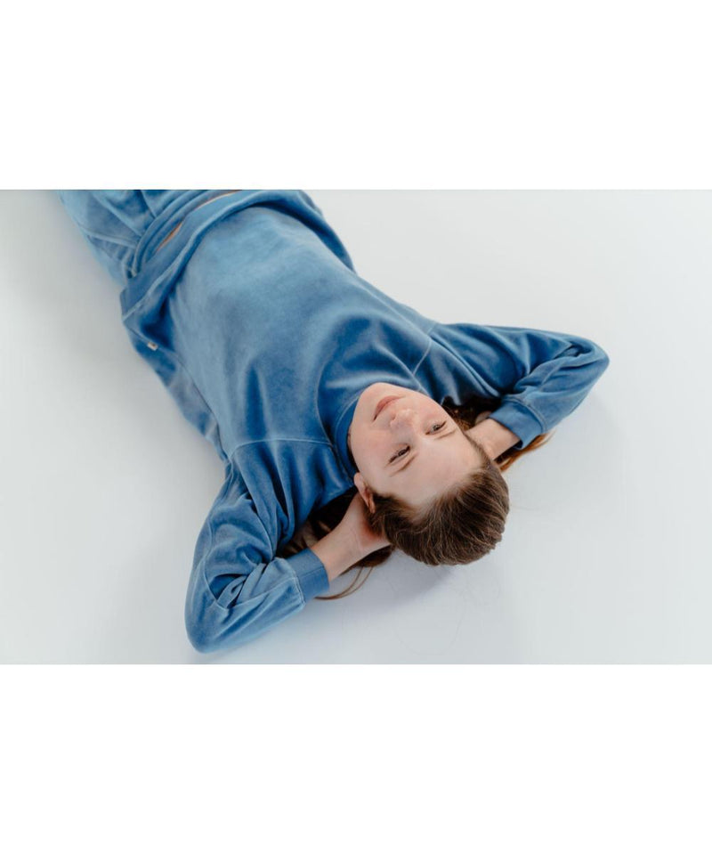 Selva Sauvage Basile Sweater Velvet / Blue Heaven