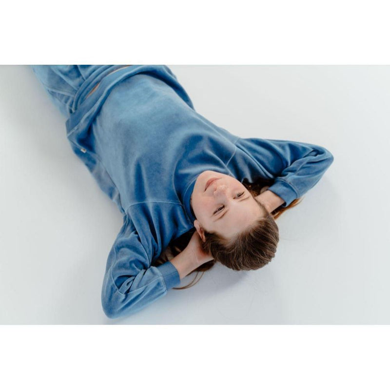 Selva Sauvage Basile Sweater Velvet / Blue Heaven - Studio Play