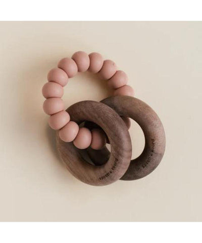 Speen & Koord Bijtring Walnoot Terracotta
