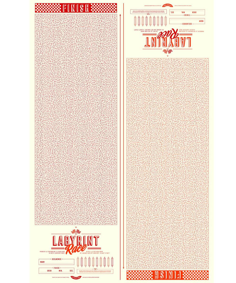 Stratier XXL-Spelposter Labyrint