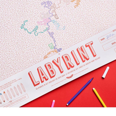 Stratier XXL - Spelposter Labyrint - Studio Play