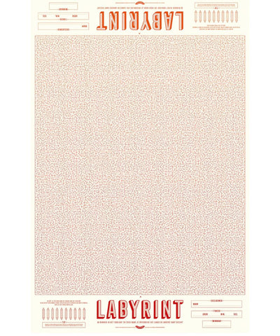 Stratier XXL-Spelposter Labyrint