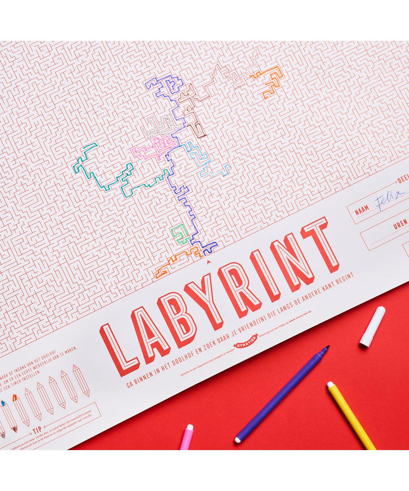 Stratier XXL-Spelposter Labyrint