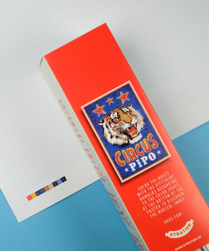 Stratier XXL-Spelposter Pixel Color By Number