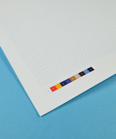 Stratier XXL-Spelposter Pixel Color By Number