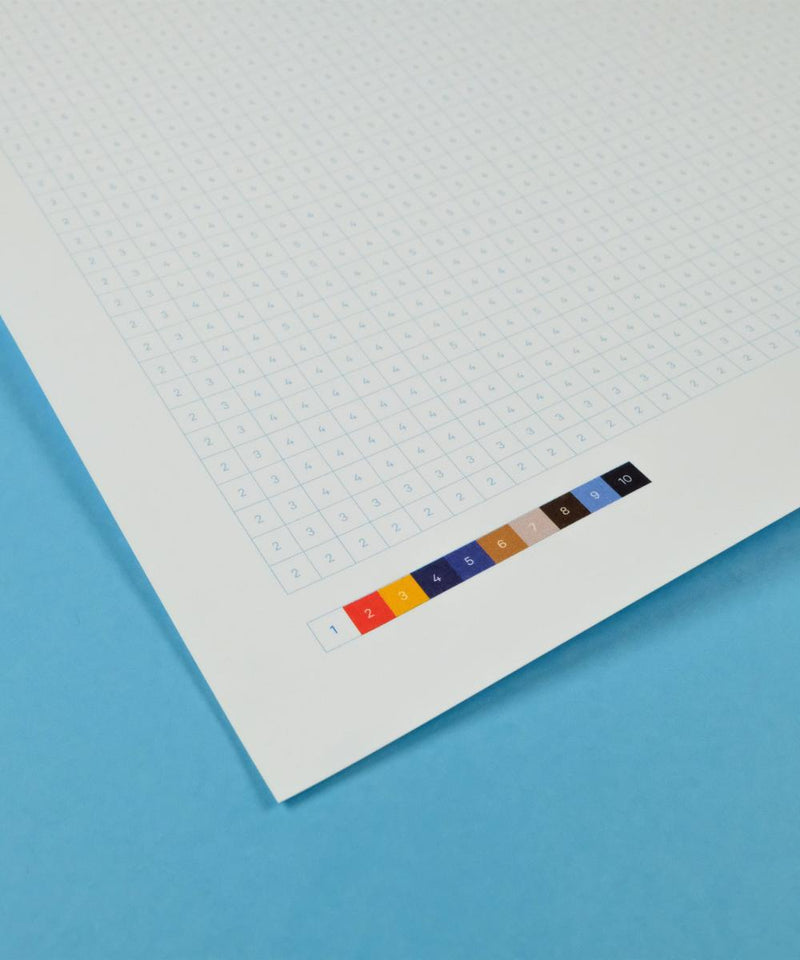 Stratier XXL-Spelposter Pixel Color By Number