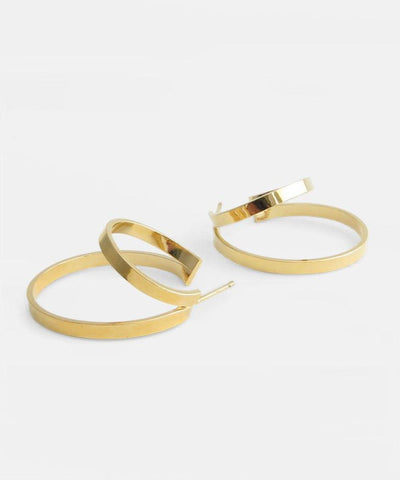 Studio MHL Oorbellen Hoop Shine Small and Large