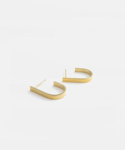 Studio MHL Oorbellen U-Vorm Band Goud Small