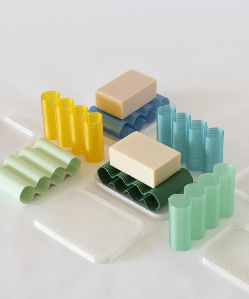 Studio Warren & Laetitia Alvaro Soap Dish Green Transparent