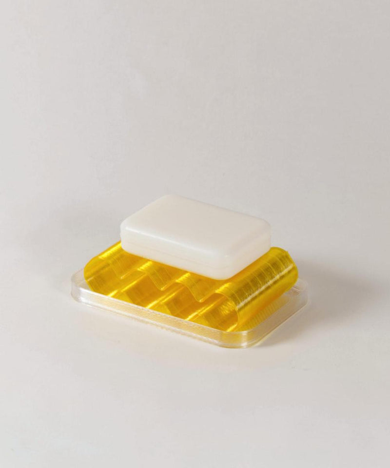 Studio Warren & Laetitia Alvaro Soap Dish Yellow Transparent