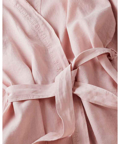 Suite702 Washed Linen badjas Blush