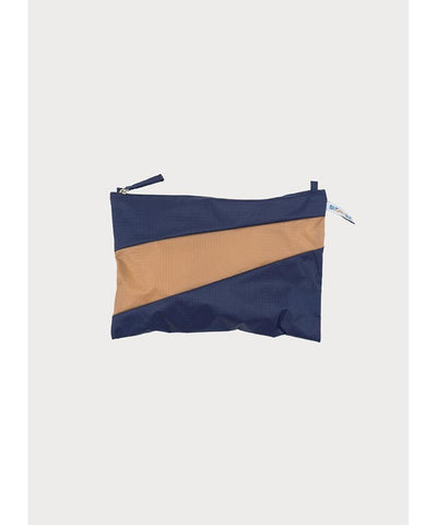 Susan Bijl The New Pouch Navy & Camel Medium