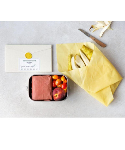 Toff & Zürpel Set Of Medium & Large Beeswax Wraps Wild Carrot/Nature