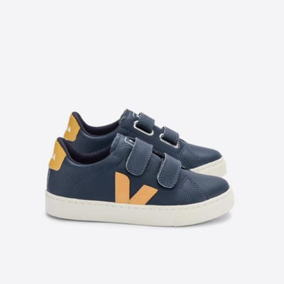 Veja BABY Esplar Velcro Leather Nautico Moutarde - Studio Play