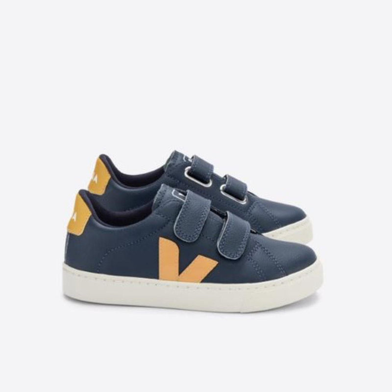 Veja BABY Esplar Velcro Leather Nautico Moutarde - Studio Play
